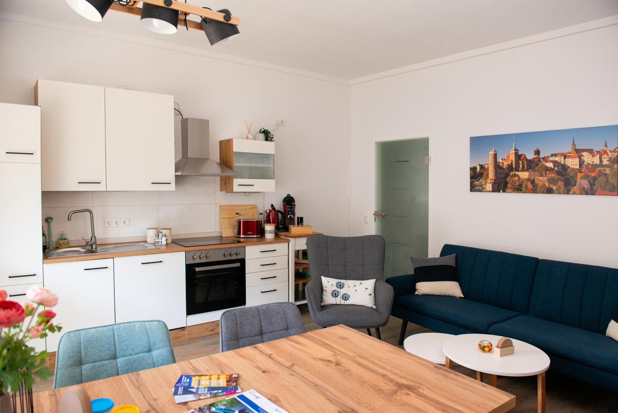 Savor Appartement 5 Personen 2 Schlafzimmer Babybett Netflix Balkon Zentrum Bautzen Exterior foto